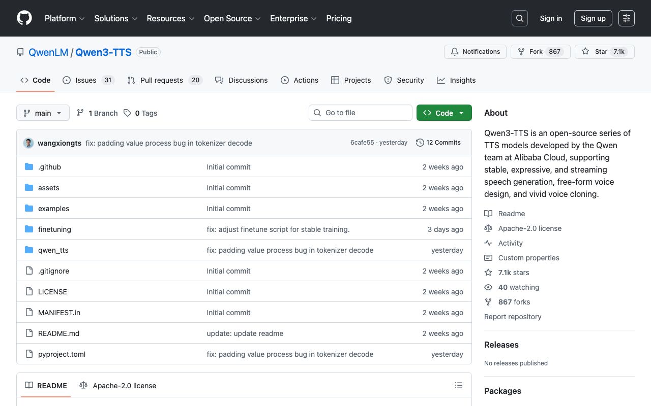 Qwen3-TTS screenshot