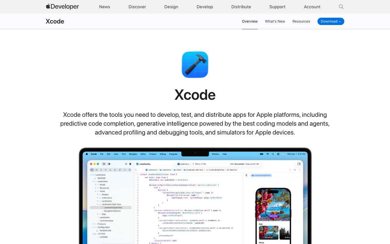 Xcode screenshot